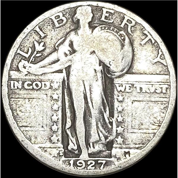 1927-S Standing Liberty Quarter NICELY CIRCULATED