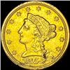 1854-O Gold $2.50 Liberty Head Quarter Eagle HIGH GRADE