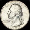 1942-D Silver Washington Quarter CHOICE BU