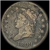 Image 1 : 1809 Classic Head Large Cent NICELY CIRCULATED