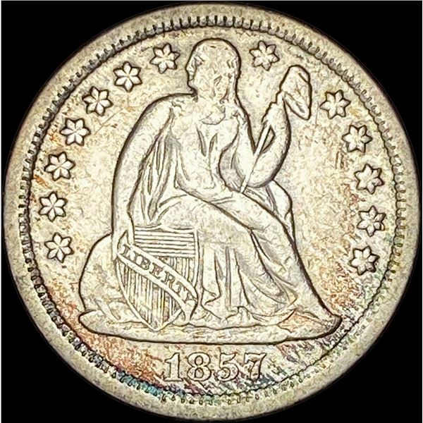 1857-O Seated Liberty Dime ABOUT UNCIRCULATED