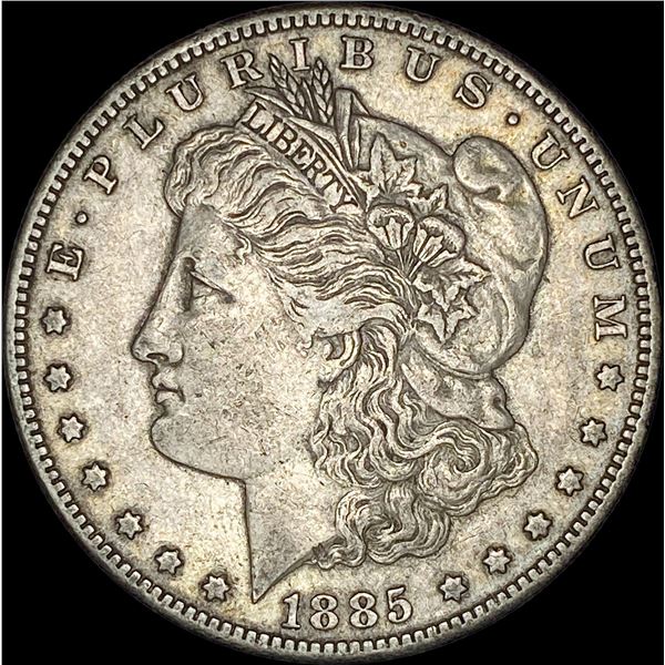 1885-S Silver Morgan Dollar NEARLY UNCIRCULATED
