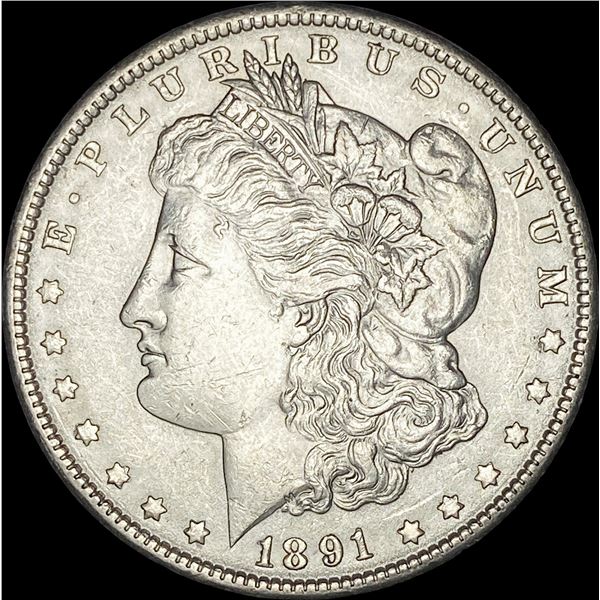1891 Silver Morgan Dollar CHOICE AU