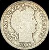 1896-S Silver Barber Dime NICELY CIRCULATED