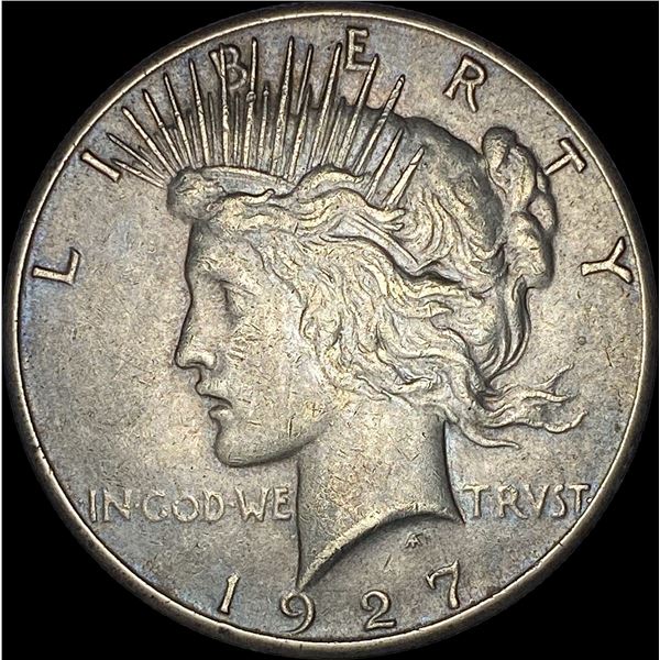 1927-S Silver Peace Dollar NEARLY UNCIRCULATED