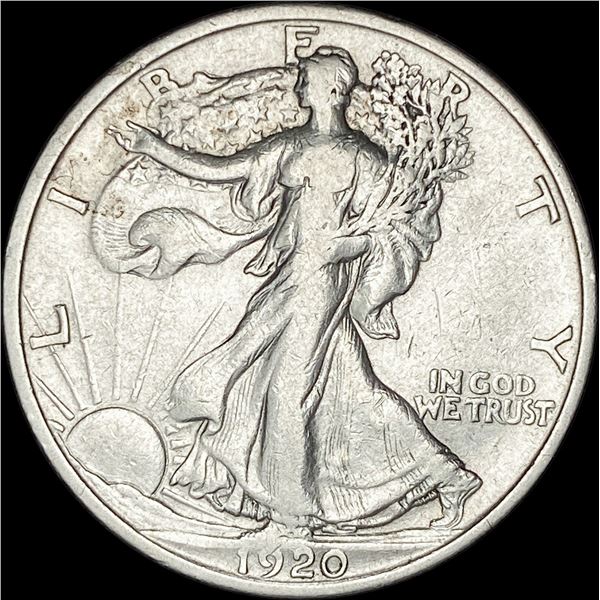 1920-S Walking Liberty Half Dollar NEARLY UNCIRCULATED