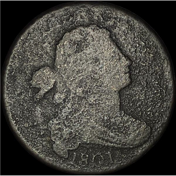 1801 Draped Bust Large Cent NICELY CIRCULATED