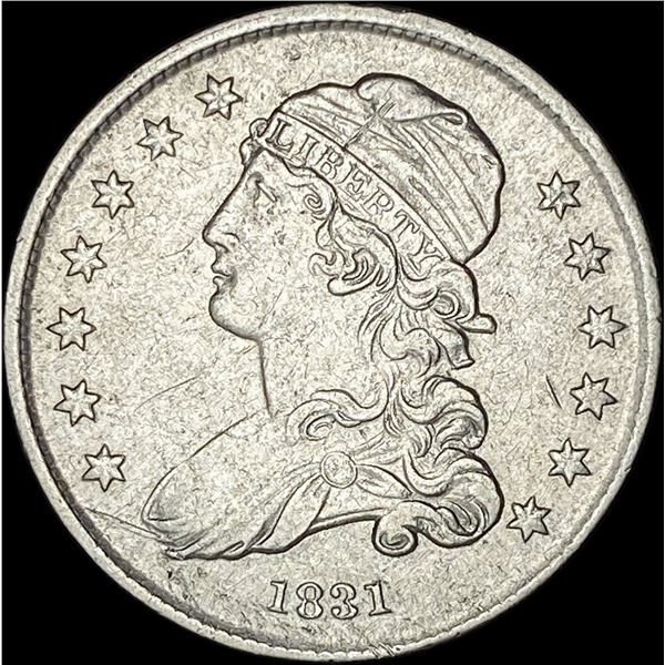 1831 Capped Bust Silver Quarter CLOSELY UNCIRCULATED