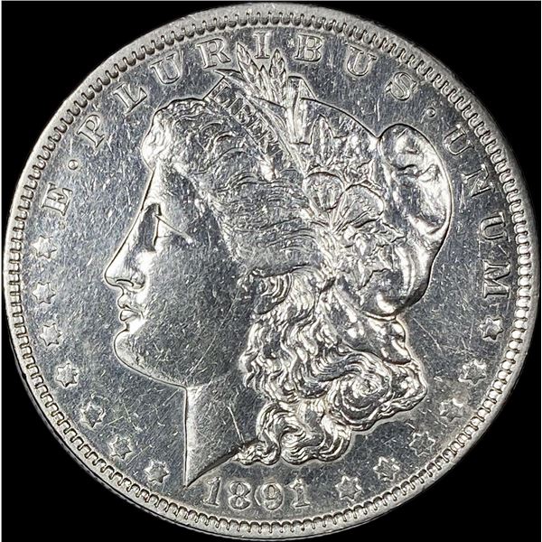 1891-O Morgan Silver Dollar CLOSELY UNCIRCULATED
