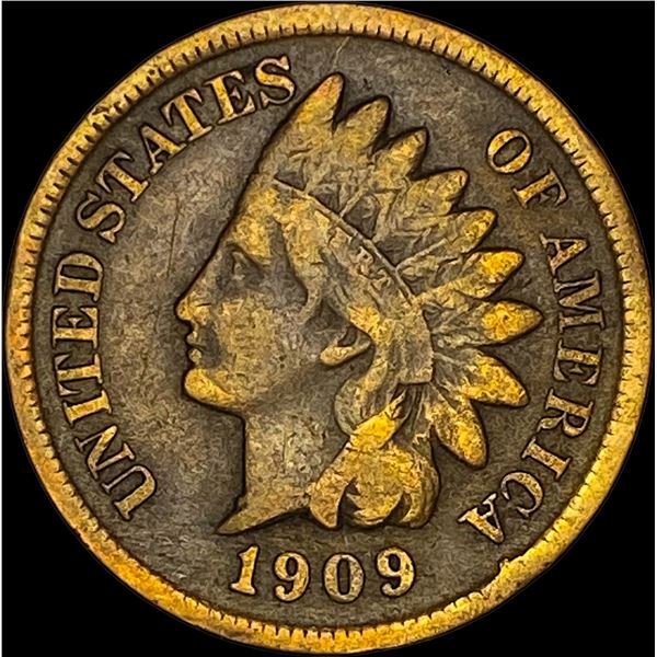 1909-S Indian Head Cent LIGHTLY CIRCULATED
