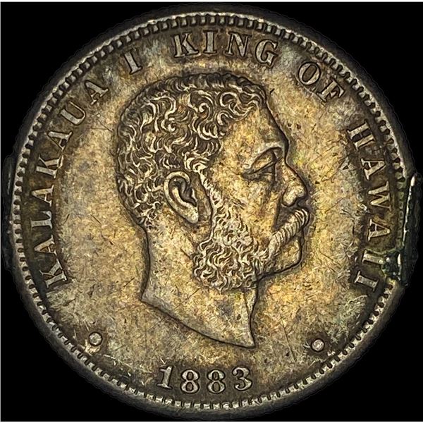 1883 Hawaii Silver 1/4 Dollar HIGH GRADE