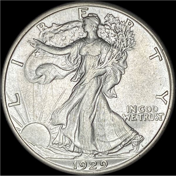 1929-D Walking Liberty Half Dollar CLOSELY UNCIRCULATED