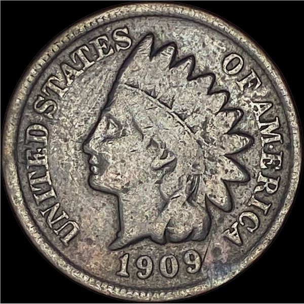 1909-S Indian Head Cent NICELY CIRCULATED