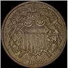 Image 1 : 1869 Bronze Two-Cent Piece NEARLY UNCIRCULATED