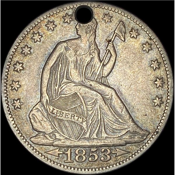1853-O Arrows/Rays Seated Liberty Half Dollar HIGH GRADE