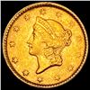 Image 1 : 1853 Gold $1 Liberty Type 1 CLOSELY UNCIRCULATED