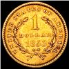 Image 2 : 1853 Gold $1 Liberty Type 1 CLOSELY UNCIRCULATED
