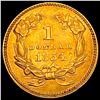 Image 2 : 1854 Gold $1 Indian Princess Type 2 NEARLY UNCIRCULATED