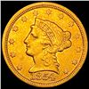 1854 Liberty Head Gold Quarter Eagle NEARLY UNCIRCULATED