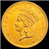 Image 1 : 1856 Gold $1 Indian Princess Type 2 CHOICE AU
