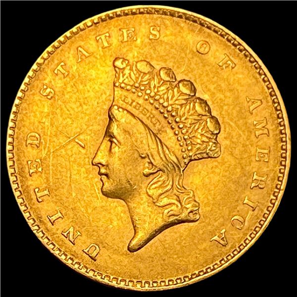 1855 Gold $1 Indian Princess Type 2 HIGH GRADE