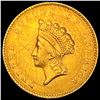 Image 1 : 1855 Gold $1 Indian Princess Type 2 HIGH GRADE
