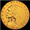 Image 1 : 1915 Indian Head $2.50 Gold Quarter Eagle CLOSELY UNCIRCULATED