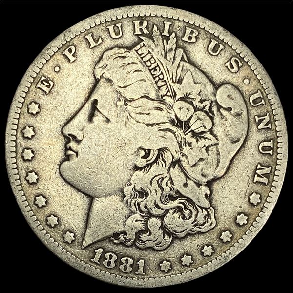 1881-S Silver Morgan Dollar LIGHTLY CIRCULATED