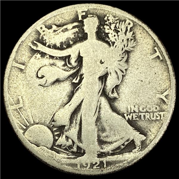 1921-D Walking Liberty Half Dollar NICELY CIRCULATED