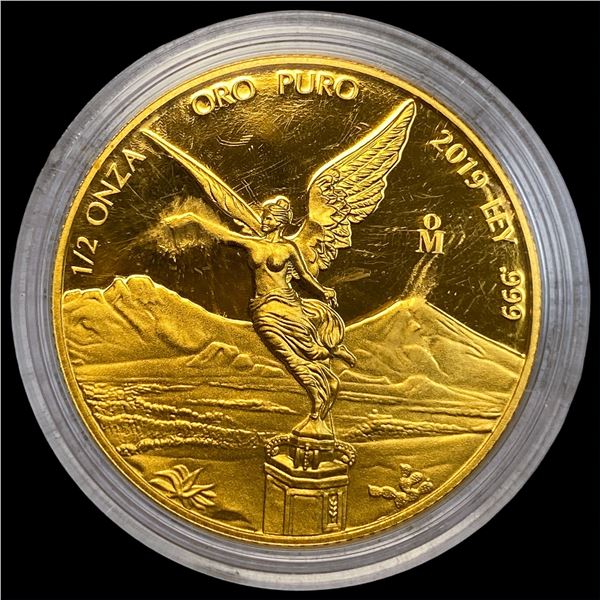 2019 1/2oz Gold Mexican Libertad CHOICE PROOF
