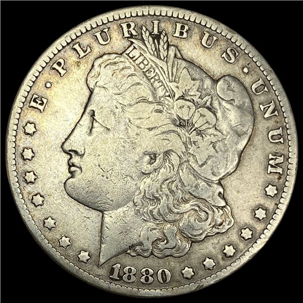 1880-CC Silver Morgan Dollar LIGHTLY CIRCULATED