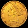 Image 1 : 1907-D Gold $5 Liberty Half Eagle CLOSELY UNCIRCULATED