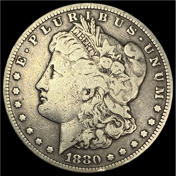 1880-CC Silver Morgan Dollar LIGHTLY CIRCULATED