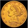 Image 1 : 1886-S Liberty Head Half Eagle $5 Gold CLOSELY UNCIRCULATED
