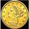 Image 1 : 1890 Liberty Head Quarter Eagle $2.50 CLOSELY UNCIRCULATED