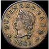 Image 1 : 1861 Civil War Token Freedman & Goodkind NEARLY UNCIRCULATED