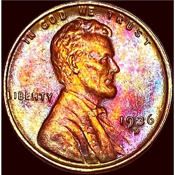 1936-D Lincoln Wheat Cent CHOICE BU
