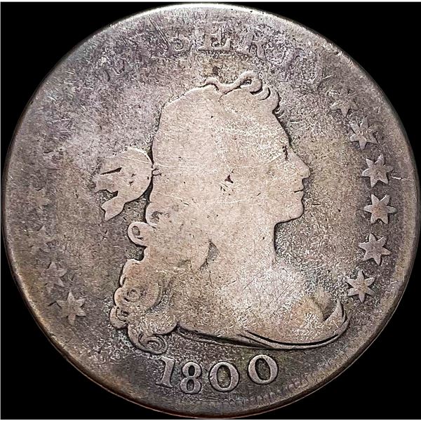1800 Draped Bust Silver Dollar NICELY CIRCULATED