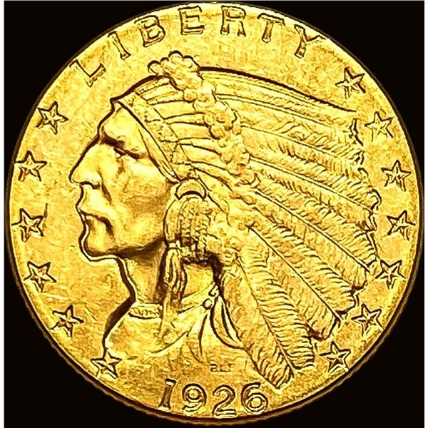 1926 Indian Head Gold $2.50 Quarter Eagle UNCIRCULATED