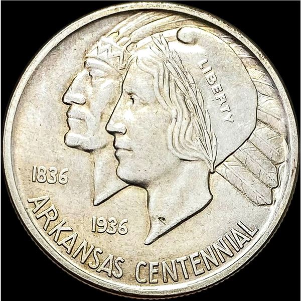 1936-S Silver Arkansas Half Dollar UNCIRCULATED