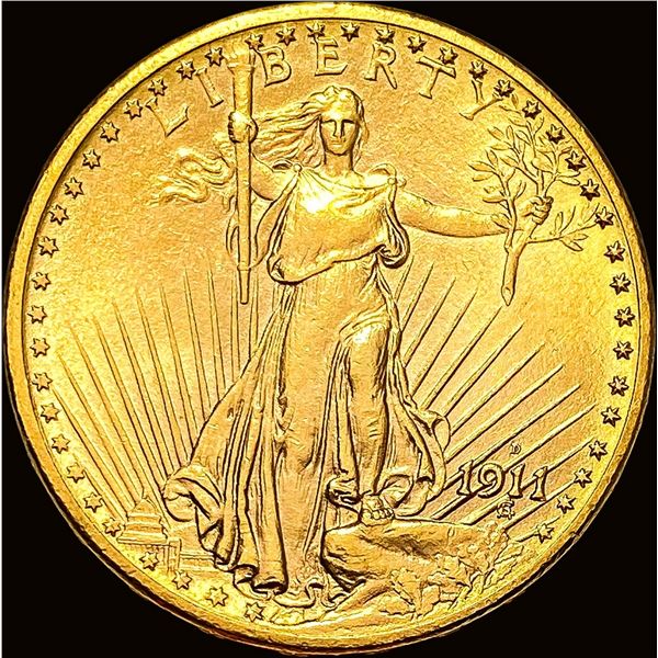 1911-D Gold $20 Saint-Gaudens Double Eagle UNCIRCULATED