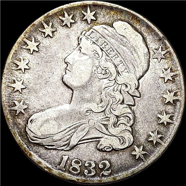 1832 Capped Bust Half Dollar LIGHTLY CIRCULATED
