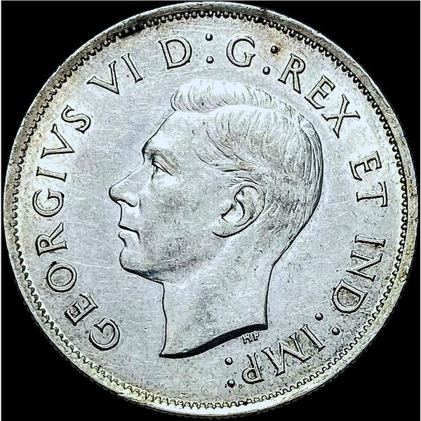 1939 Canada Silver 50 Cents CHOICE AU