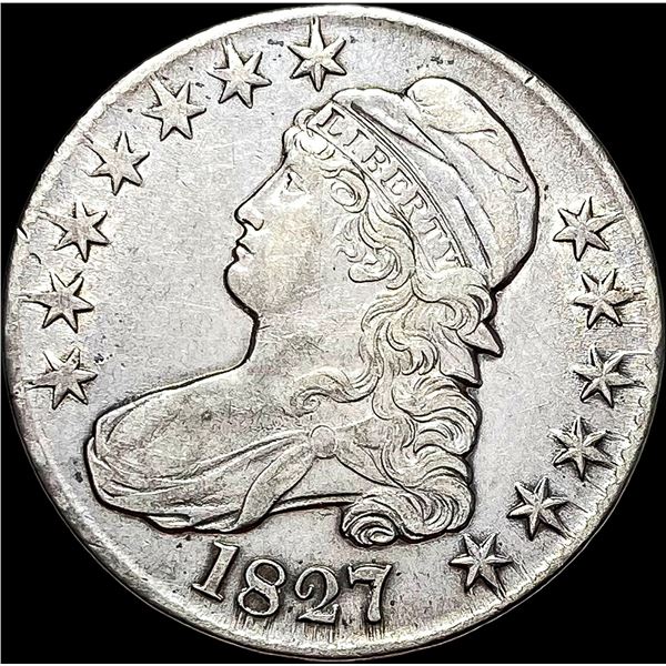 1827 Capped Bust Half Dollar NEARLY UNCIRCULATED