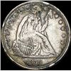 Image 1 : 1859 Silver Seated Liberty Dollar NEARLY UNCIRCULATED