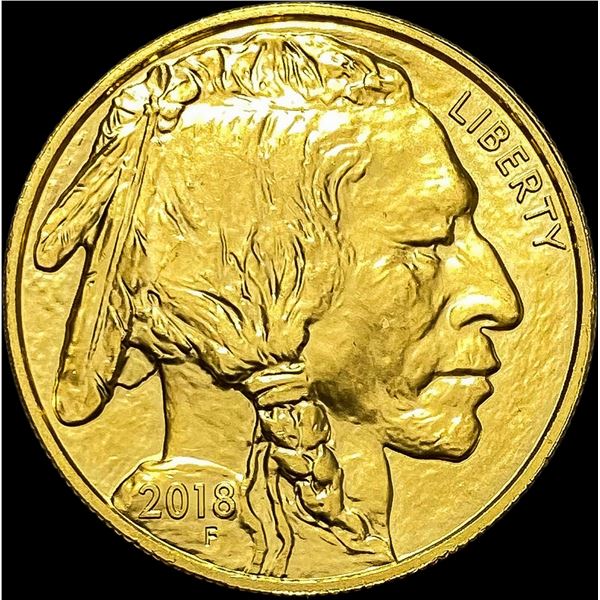 2018 1oz $50 Gold American Buffalo SUPERB GEM BU