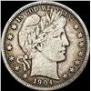 Image 1 : 1904 Silver Barber Half Dollar ABOUT UNCIRCULATED