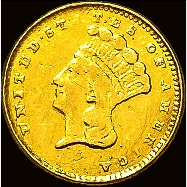 1856 Gold $1 Indian Head Type 3 HIGH GRADE