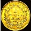 Image 2 : 1856 Gold $1 Indian Princess Head HIGH GRADE