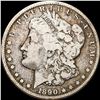 Image 1 : 1890-CC Silver Morgan Dollar NICELY CIRCULATED